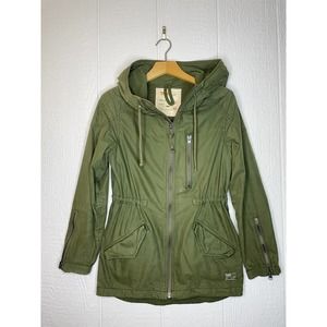 TNA ARITZIA Military Forest Green Cargo Utility Jacket XXS